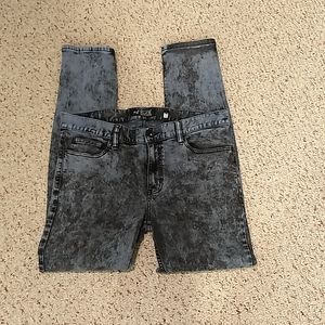 RUDE acid washed skinny jeans